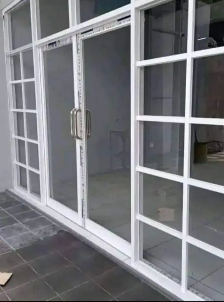 Pintu kusen almuniyum & pintu polding get