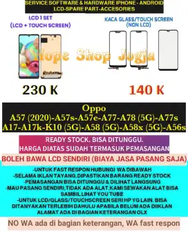 Touchscreen-Baterai-LCD Oppo A17-A17k-K10 (5G)/A58 (5G)-A58x (5G)-A56s