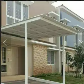Kanopi atap alderon double