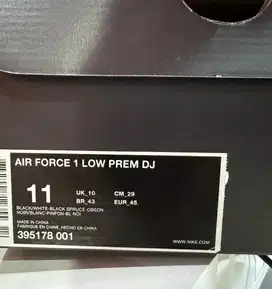 Nike AIR FORCE 1 LOW PREM DJ