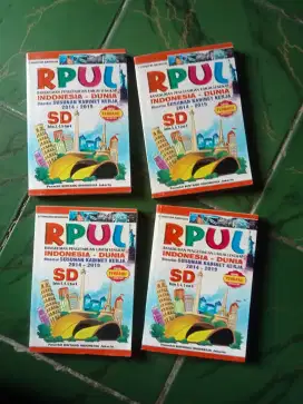 BORONGAN 4 BUKU BARU RPUL SD KELAS 3,4,5,6