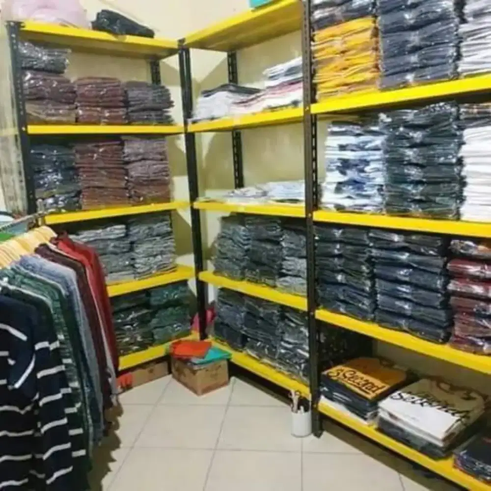 Rak gudang rak serbaguna banyak ukuran Pilihan Warna