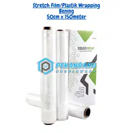 Plastik Wrapping / Stretch Film Delkowrap Bening di Pekanbaru Riau