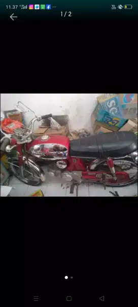 Honda Astrea Merah Antik Tahun 1975