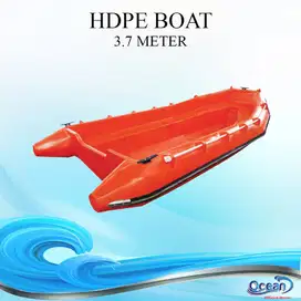 PERAHU HDPE 3.7MTR 5X LEBIH KUAT DARI PERAHU KARET & FIBER KAP 6-8 ORG