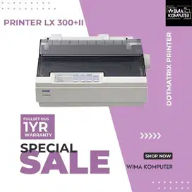 Jual Printer Bagus Dotmatrix Epson LX 300+II Fullset Bergaransi (M)