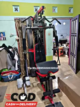 Home gym 1 sisi ada buat leg pres