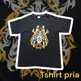 Kaos hitam pria/ wanita bisa pakai