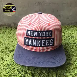 topi snapback Ny Yankees red