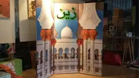 Partisi motif masjid abu dhabi