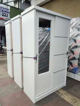 LEMARI PINTU GESER 2 PINTU