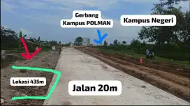 JUAL CEPAT Tanah 435 m PINGGIR JALAN KAMPUS NEGERI POLMAN MAJALENGKA