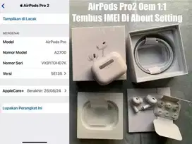 Airpods Pro 2 imei tembus about dan web apple pro gen2 tws bluetooth