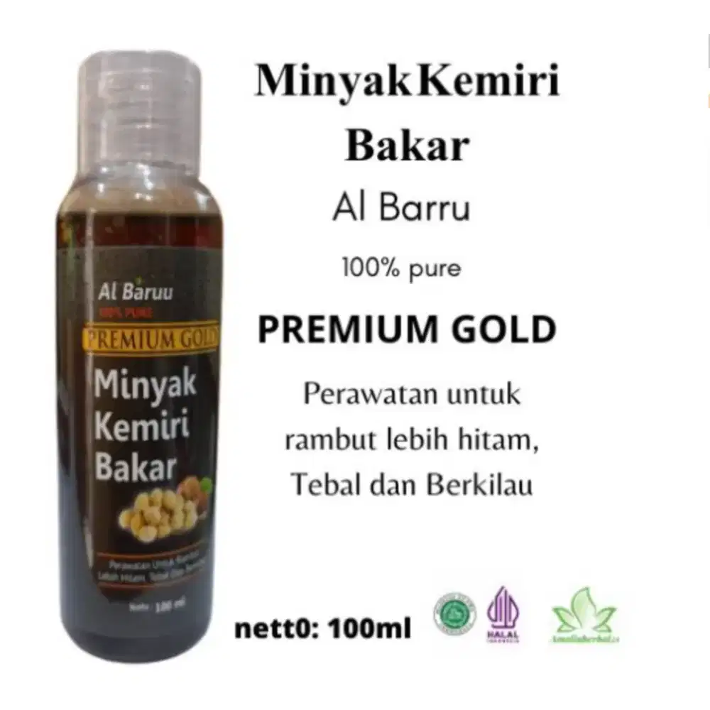 MINYAK KEMIRI BAKAR 100ML U/ANAK & DEWASA (BISA COD)