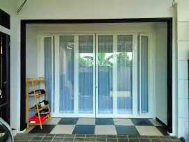 Kusen aluminium pintu jendela dan kaca