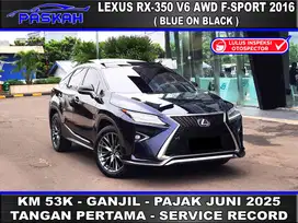 Bunga=5% Pajak=JUNI-2025 Lexus Rx 350 rx350 Sport Fsport 2016 rx300