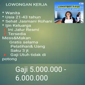 Lowongan Kerja House Maid