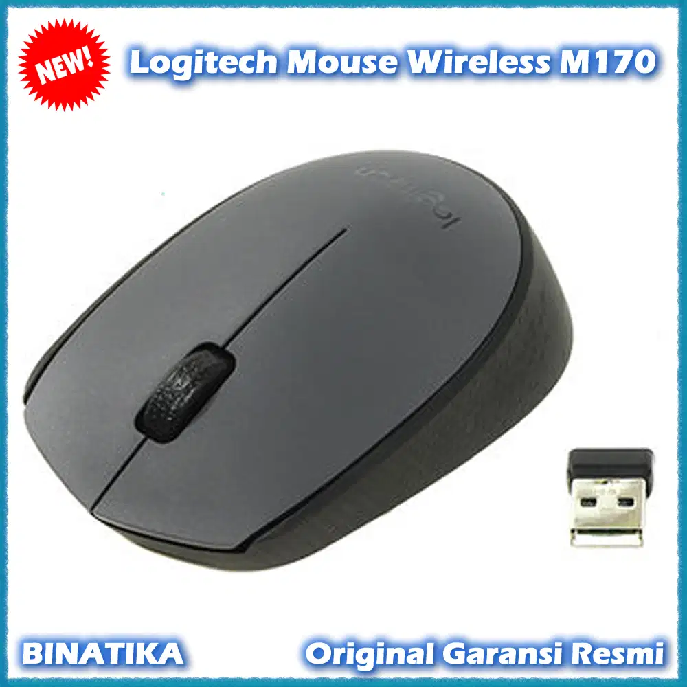 Mouse Wireless Logitech M170 Original Garansi Resmi