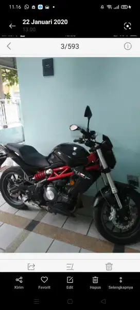 Motor Benelli 250 cc