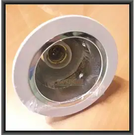 Downlight 3,5 inch Adjustable + Fitting E27 Putih