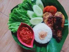 paket nasi ayam bakar