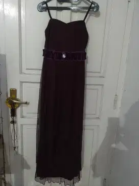 Long dress ungu