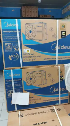 Promo!! AC MIDEA 1/2PK  + pasang