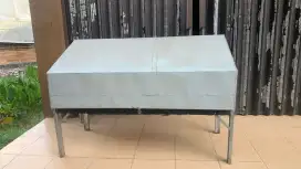 Dapur rangka besi dan plat.merek castum