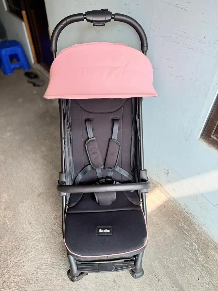(NEGO) Dijual STROLLER COCOLATTE Conic Auto Stroller - PINK