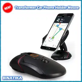 Transformer Car Phone Holder Mouse / Holder Mobil Berbentuk Mouse