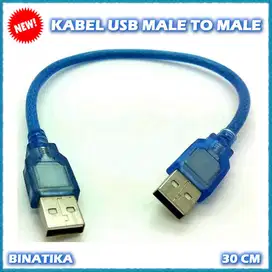 Kabel USB Male To Male 30cm / Male Male High Quality