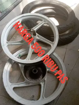 VELG BEAT SCOOPY KARBU ORIGINAL AHM 100%SIAP PAKAI BAWAAN