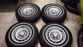 VELG INTRA R14 Mercedes code number part (bonus ban msh bagus & tebal)