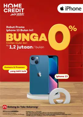 Cicilan tanpa kartu kredit iPhone 13 128 GB