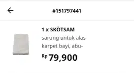 Ikea alas ganti popok bayi