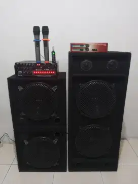 Paket karaoke lengkap 12 in triple box