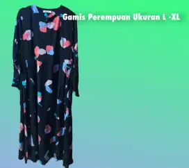 Gamis perempuan Ukuran L