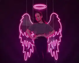 Led neon sayap angel