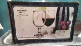 Gelas Wine Kristal (baru) isi 6 pcs