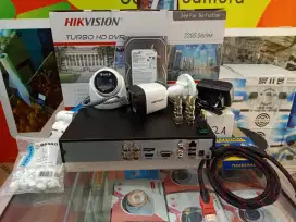 PROMO Pemasangan 2 kamera CCTV HIKVISION 2MP