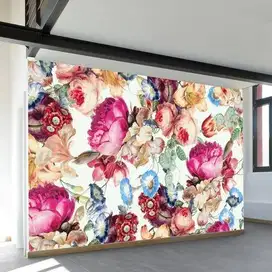 Jual gorden hordeng gordyn tirai jendela wallpaper dinding 3d custom