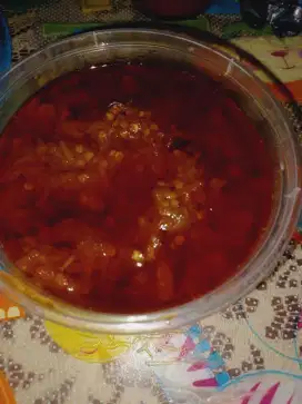 Homemade sambal terasi made by order