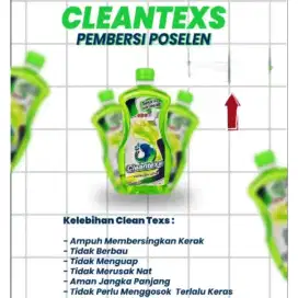 Cleantexs Pembersih Kerak Lantai Kamar Mandi Anti Kuman Membandel 1L