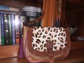 Tas wanita Sling panjang kulit mac leather ori