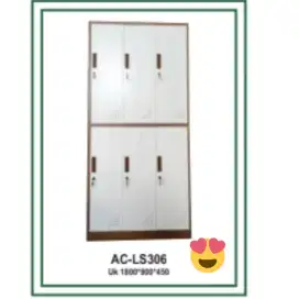 Loker besi 6 pintu