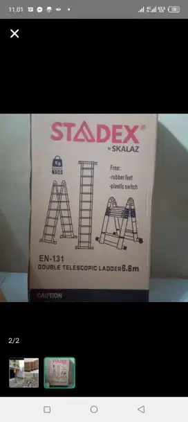 Tangga lipat teleskopik 6,6 meter