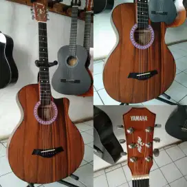 gitar yamaha akustik custom cocok untuk pemula dan nongkrong