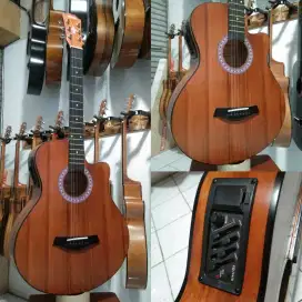 gitar yamaha akustik elektrik pemula