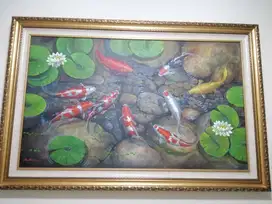 lukisan ikan KOI