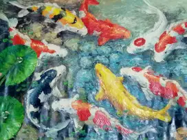 LUKISAN IKAN KOI